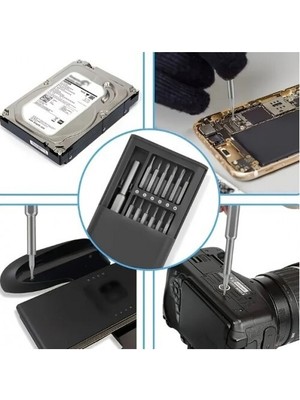 Thinkpositive 25 Parça Çok Fonksiyonlu Hassas Tornavida Seti Cepte Taşınabilir