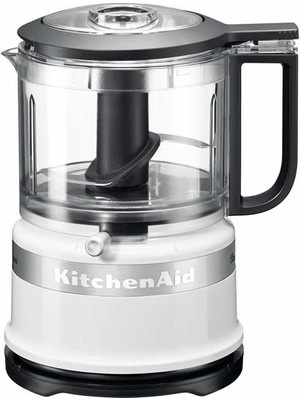 KitchenAid 5KFC3516EWH Beyaz 240W Mini Mutfak Robotu BPA İçermeyen Çalışma Kasesi ile Pratik Kullanım