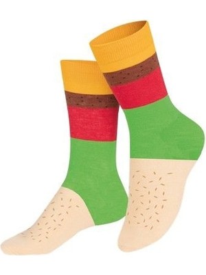 Eat My Socks - Cheese Burger Çocuk Çorap