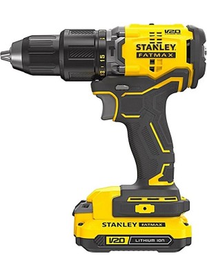 Stanley SBD715C2K 18V 1.5AH Kömürsüz Darbeli Matkap 2 Batarya ile Ergonomik Tasarım