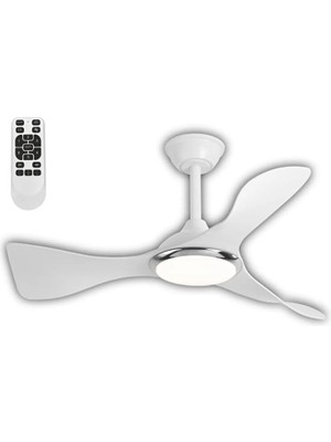 Cata Cenevre Ledli Tavan Vantilatörü Beyaz (Kumandalı) CT-3000