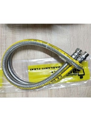 150 cm Doğalgaz Flex Bağlantı Hortumu Gaz Flexi Soba Fırın Ocak Gaz 75