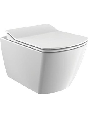 Elegant Rim-Off Asma Klozet Beyaz  EG321 Kapak Hariçtir.
