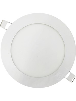 Voltek 3W Sıvaaltı Yuvarlak Slim LED Panel Armatür / Beyaz Kasa - Beyaz Işık