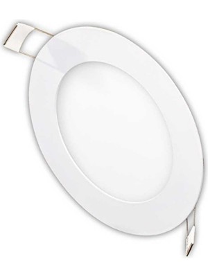 5 Adet 12W 6500K Beyaz Işık Smd Yuvarlak Slim LED Panel KDL401