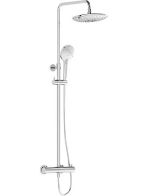 Vitra Aquaheat A47205 Bliss 240 2f Duş Sistemi, Krom