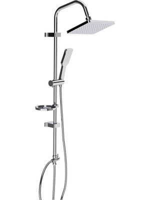 Creavit SH630 Kare Tepe Duş Sistemi Modern Tasarım ile Kullanım Kolaylığı Sağlar