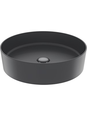 LP145-00AM Loop Yuvarlak Çanak Lavabo 45 cm Mat Antrasit