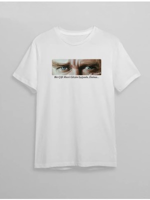 10 Kasım Unisex Atatürk Baskılı T-Shirt - Beyaz