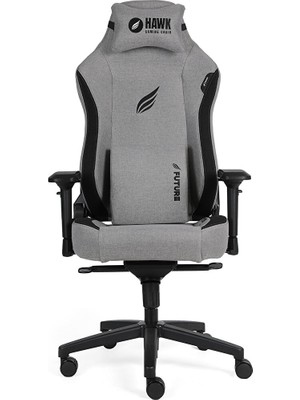 Hawk Gaming Chair Future Gray Kumaş Oyuncu Koltuğu