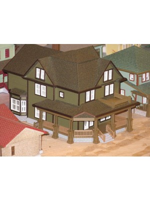 BYR Ho Modern House No. 132 (Sadece Plastik Aparattır!!!) 3D