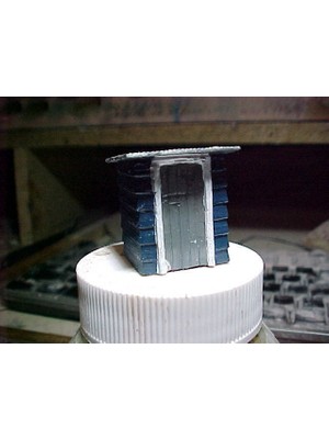 BYR Scaleprint Garden Shed 00/ho Ölçeği (Sadece Plastik Aparattır!!!) 3D