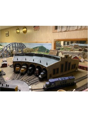 BYR Ho Ölçekli Yuvarlak Ev (Sadece Plastik Aparattır!!!) 3D