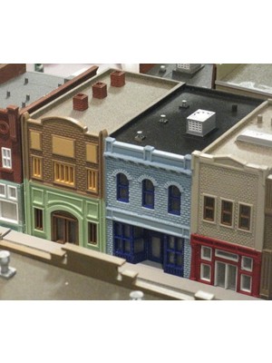 BYR Ho Ölçekli Main Street On, On Bir ve On Iki (Sadece Plastik Aparattır!!!) 3D