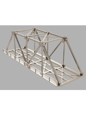 BYR Ho Ölçekli Demiryolu Köprüsü (Sadece Plastik Aparattır!!!) 3D