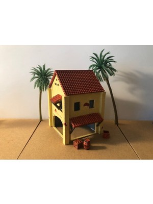 BYR Adventureland Bazaar (Küçük) - Jungle Navigation Company (Ho/h0/1-87 Ölçeği) (Sadece Plastik Aparattır!!!) 3D