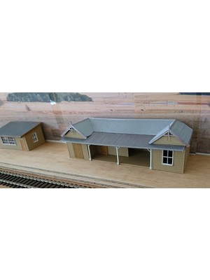 BYR Nswgr A5 Istasyonu Ho Ölçeği (Sadece Plastik Aparattır!!!) 3D