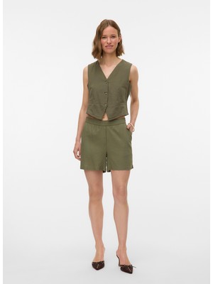 Vero Moda Yeşil Kadın Yelek Vmcaıa Sl Vest Wvn Noos