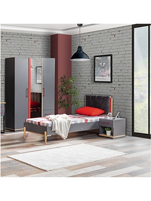 Setay Mobilya Setay Antre Genç Odası Takımı Karyola Dolap Komodin