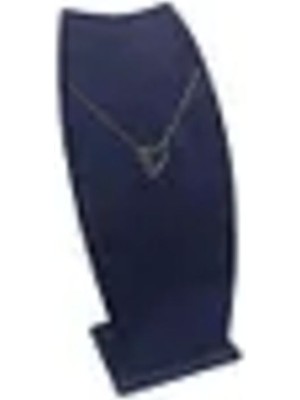 Yerli Üretim Sardunya Kumaş Kolyelik, Lacivert, 25CM Boy, 12CM En, Zarif Tasarım