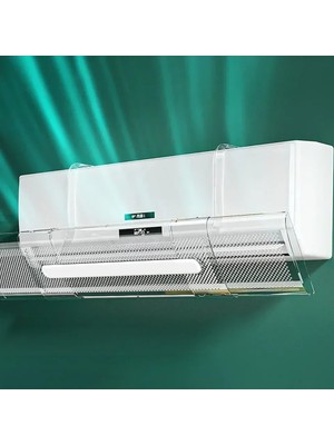 Techtic Şeffaf Klima Yönlendirici Ayarlanabilir Rüzgar Deflektörü Anti-Doğrudan Üfleme Hava Kalkanı