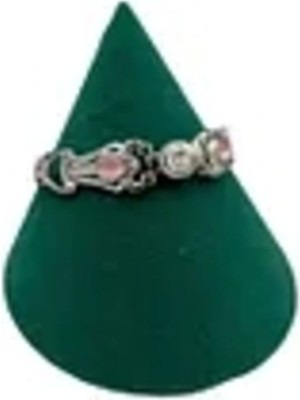 Yeşil Süet Kumaş Bileklik ve Saat Standı 8/8 Cm, Şık ve Hafif Tasarım