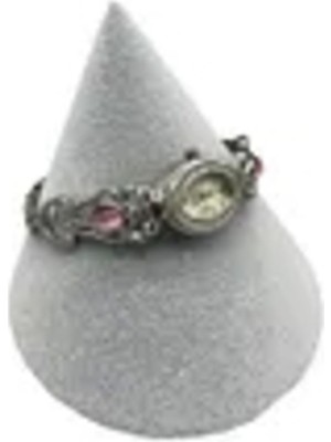 Gri Süet Kumaş Bileklik ve Saat Sergileme Standı, 8/8 Cm, Yerli Üretim