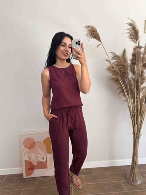 Kolsuz Bluz Pantolon Takım