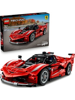 Lego® Technic Ferrari Fxx K 42212 – 10+ Çocuklar Için Stem'e Ilgi Uyandıran Model Araba Yaratıcı Oyuncak Yapım Seti (897 Parça)