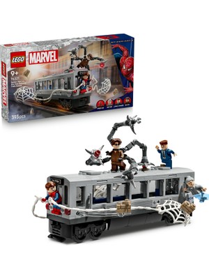 Lego® ǀ Marvel Örümcek Adam ile Doktor Oktopus Metro Sahnesi 76321 – 9 Yaş & Üzeri Çocuklar Için Yaratıcı Oyuncak Yapım Seti (204P)