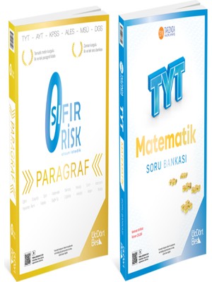 ÜçDörtBeş Yayınları Tyt Matematik+Paragraf Sıfır Risk