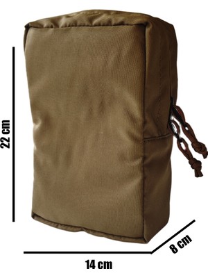 Utx Molle Sistem Büyük Boy Genel Maksat Cebi Hücum Yeleği Uyumlu Organizerli