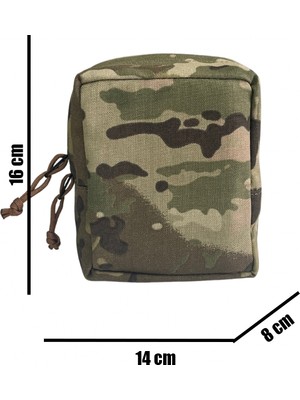 Utx Molle Sistem Orta Boy Genel Maksat Cebi Hücum Yeleği Uyumlu Organizerli