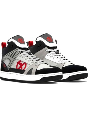 Xpd Moto-1 Sneakers Bot Siyah - Beyaz Su Geçirmez Poliüretan Koruma ile Yüksek Performans