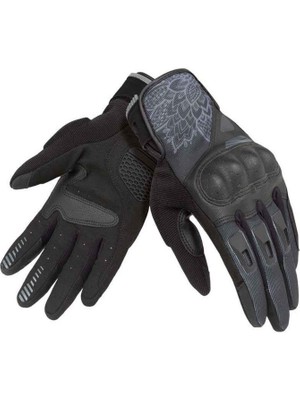 Tucano Urbano Stacca Kadın Yazlık Eldiven Dokunmatik Ekran Desteği ile Likralı Kumaş Siyah