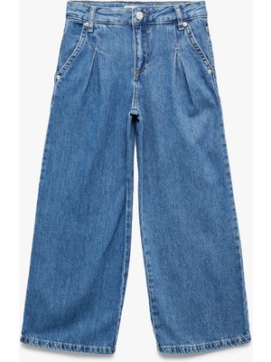 Koton Pamuklu Cepli Geniş Paça Denim Pantolon