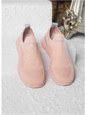 Taban Düz Çorap Ayakkabı Kadın Sneaker Terleme Yapmaz, Koku Yapmaz, Ortopedik Sneaker