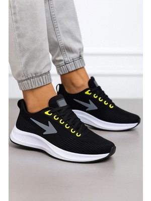 Taban Kalın Düz Siyah Bez Sneaker Ayakkabı Kadın Spor Erkek Spor Bez Ayakkabı