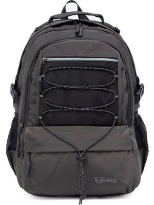 Young 51534 Grey Gri Unisex Çok Cepli Suya Dayanıklı Sırt Çantası