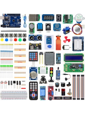 Kids Maker Arduino Set 292 Parça STEM Eğitimine Uygun Malzeme Kutulu Başlangıç Seti