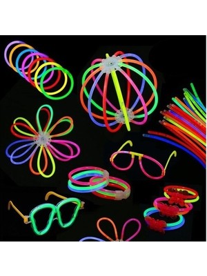 Bsre Fosforlu Çubuk 100 Parça (50 adet çubuk ve 50 adet bağlantı aparatı)