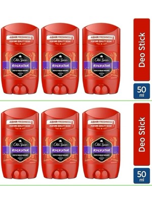 Old Spice Rockstar Deo Stıck 50 ml x 6