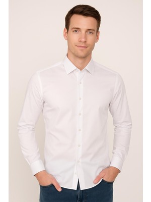 Erkek Slim Fit Damatlık Gömlek