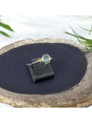 Akuamarin Gümüş Yüzük