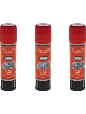 Rubenis Stick Yapıştırıcı 43 gr 3 Adet RG43
