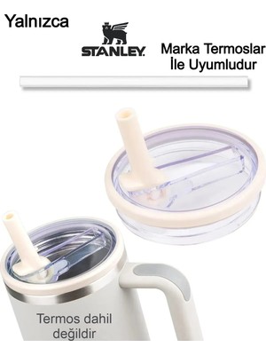 Quencher 40oz Uyumlu Sızdırmaz Kapak ve Pipet Seti