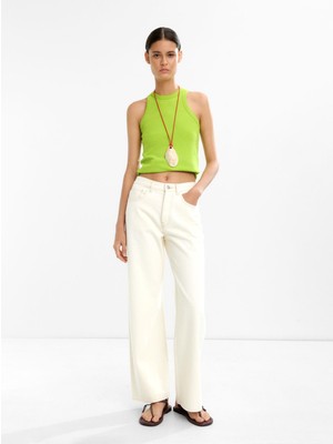 %100 Pamuk Denim Pantolon