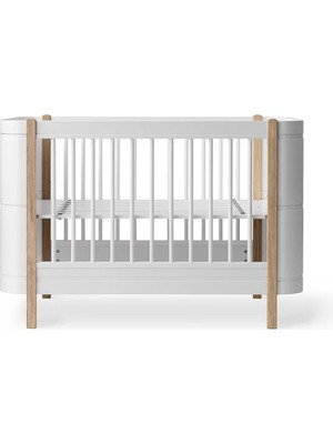 Oliver Wood Mini+ Beşik 74X126 cm (White Oak)