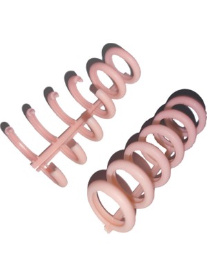 Plastik Dosya Halkası Pembe 2 Adet (10MM Çap)