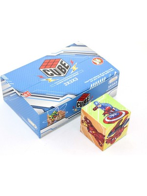 Süper Kahramanlı Küp Yapboz 5,5 cm